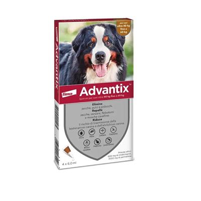 Advantix 5 Spot-On per Cani Oltre 40 kg fino a 60 kg