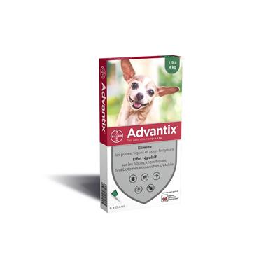 Advantix 1 Spot-On per Cani fino a 4 kg 6 Pipette