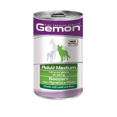 Gemon Dog Bocconi Agnello e Riso 1250 g