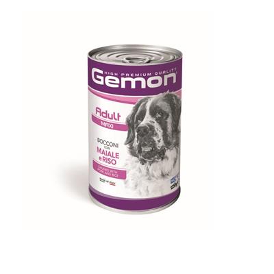 Gemon Dog Bocconi Maiale e Riso 1250 g