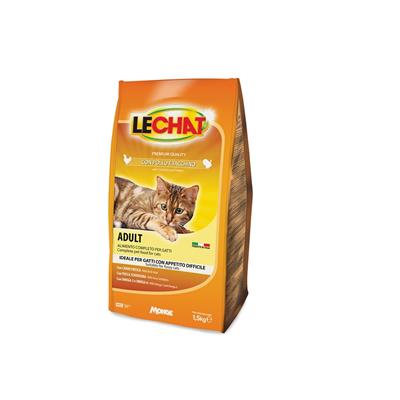 LeChat Gatto Crocchette Pollo e Tacchino 1,5 kg