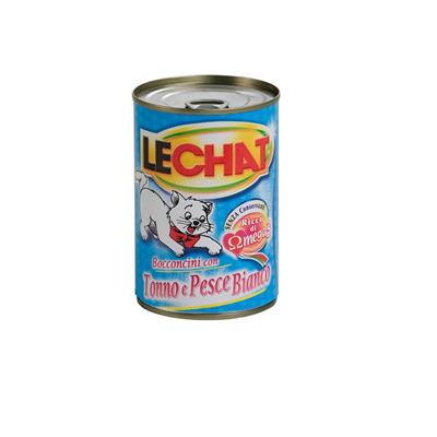 LeChat Cat Bocconcini Tonno e Pesce Bianco 400 g
