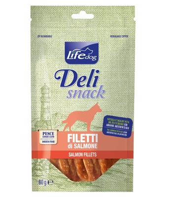 Life Dog Delisnack Filetti di Salmone 100 g