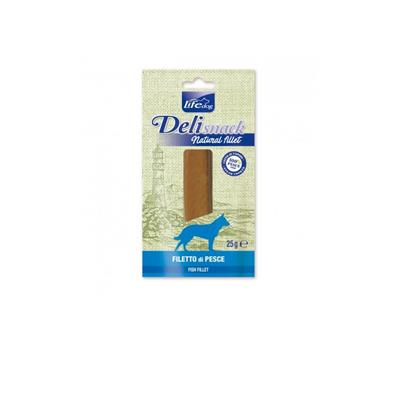 Life Dog Delisnack Filetto Bollito di Pesce 25 g
