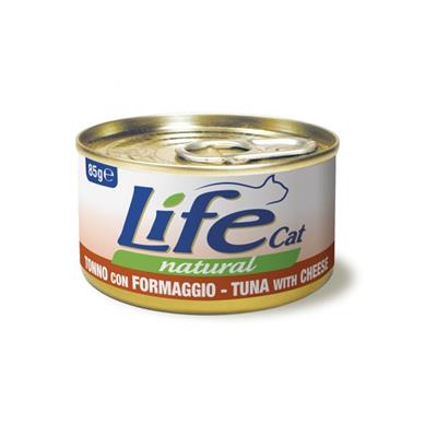 Life Cat Natural Tonno con Formaggio 85 g