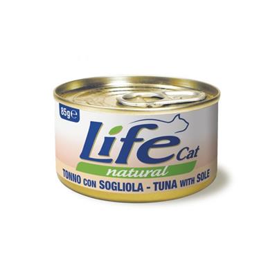 Life Cat Natural Tonno con Sogliola 85 g