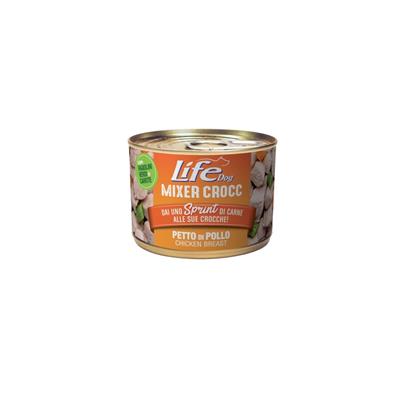 Life Dog Mixer Crocc con Petto di Pollo, Fagiolini e Carote 150 g