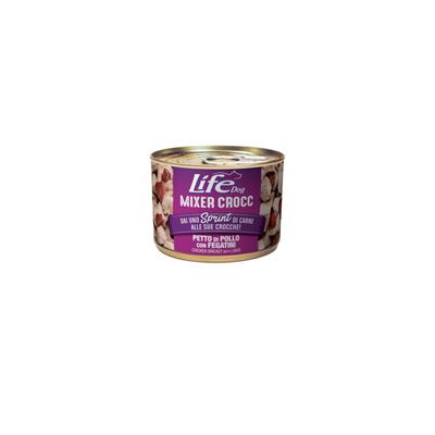 Life Dog Mixer Crocc con Petto di Pollo e Fegatini 150 g