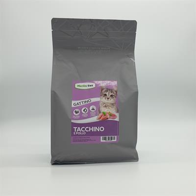 Merlin Cat Kitten Tacchino e pollo 1,5 kg