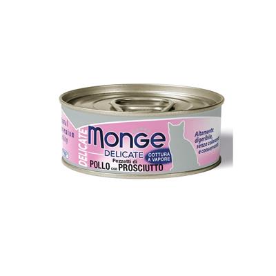 Monge Delicate Cat Pollo con Prosciutto 80 g