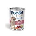 Monge Fresh Dog Bocconi in Paté Puppy Vitello con Ortaggi 400 g