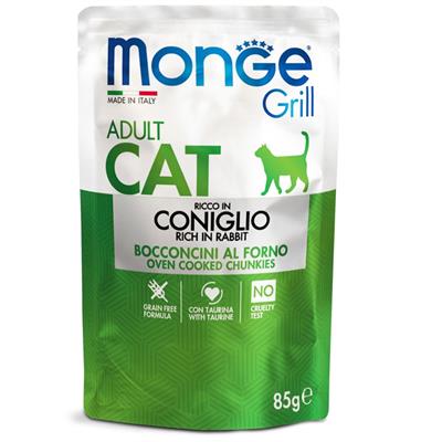 Monge Grill Cat Bocconcini in Jelly Coniglio 85 g
