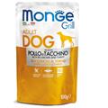 Monge Grill Dog Bocconcini in Jelly Pollo e Tacchino 100 g