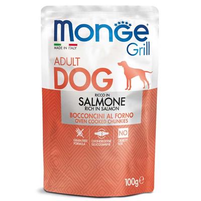 Monge Grill Dog Bocconcini in Jelly Salmone 100 g