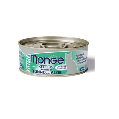 Monge Jelly Cat Pezzetti di Tonno con Aloe - Kitten 80 g