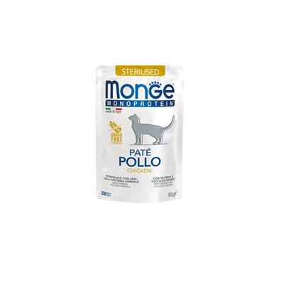 Monge Monoprotein Cat Buste Patè Pollo - Sterilised 85 g