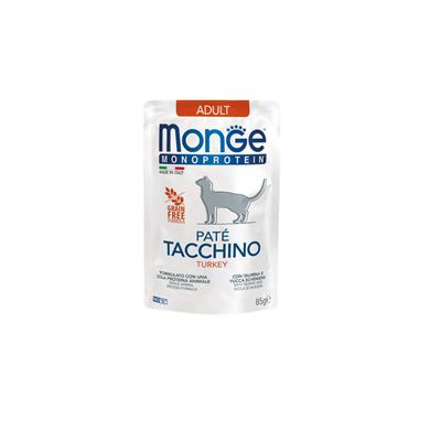 Monge Monoprotein Cat Buste Patè Tacchino 85 g