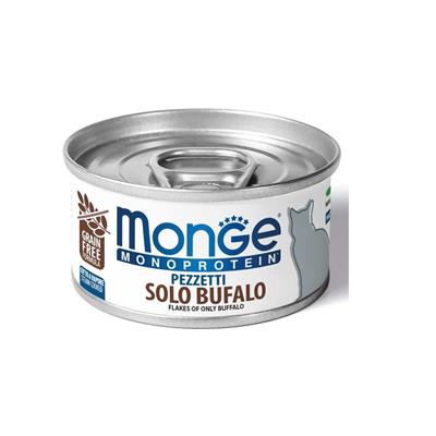 Monge Monoprotein Cat Pezzetti Solo Bufalo 80 g