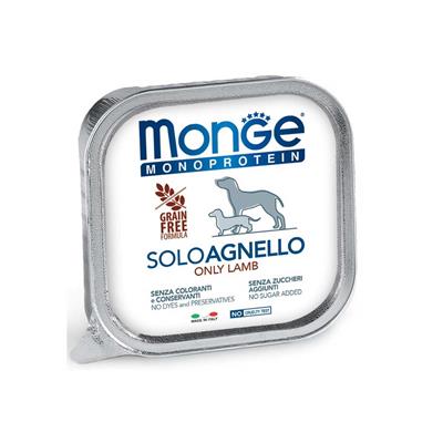 Monge Monoprotein Dog Patè Solo Agnello 150 g