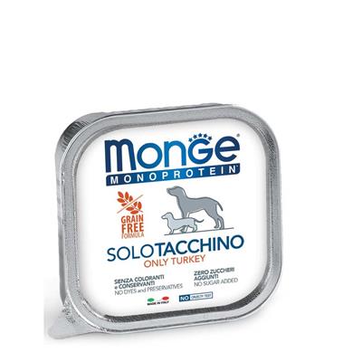 Monge Monoprotein Dog Patè Solo Tacchino 150 g