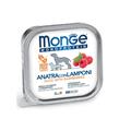 Monge Monoprotein Fruits Dog Patè Anatra con Lamponi 150 g