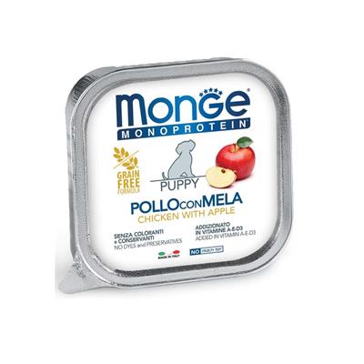 Monge Monoprotein Fruits Dog Patè Pollo con Mela - Puppy 150 g