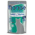 Monge Natural Cat Buste Tonno con Anatra 80 g