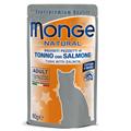 Monge Natural Cat Buste Tonno con Salmone 80 g