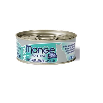 Monge Natural Cat Fantasia di Mare con Pollo 80 g