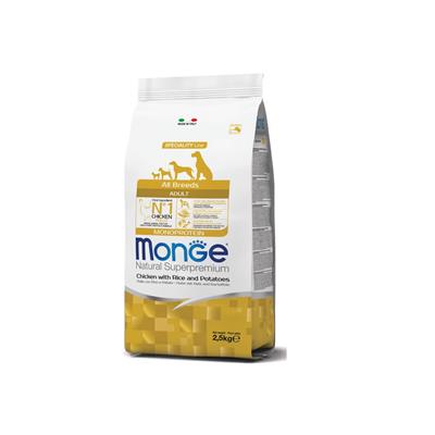 Monge Superpremium Cane AllBreed Adult Pollo, Riso e Patate 2,5 kg