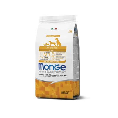 Monge Superpremium Cane AllBreed Adult Tacchino e Riso 2,5 kg