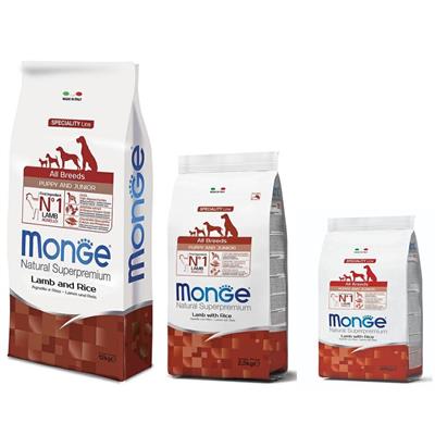 Monge Superpremium Cane AllBreed Puppy&Junior Agnello e Riso