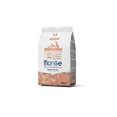 Monge Superpremium Cane AllBreed Puppy&Junior Salmone e Riso 800 g