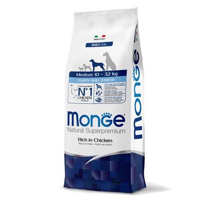 Monge Superpremium Cane Medium Puppy&Junior 12 kg