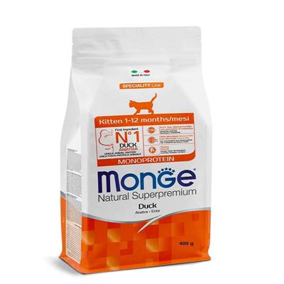 Monge Superpremium Gatto Kitten Anatra 400 g