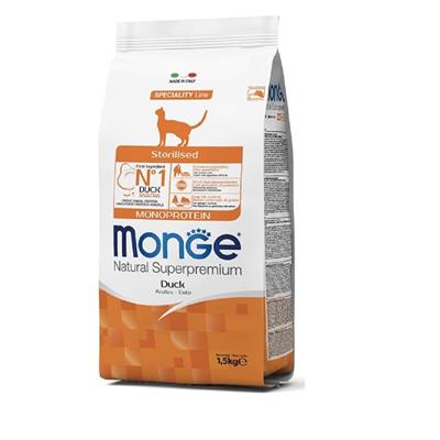 Monge Superpremium Gatto Sterilised Anatra 1,5 kg
