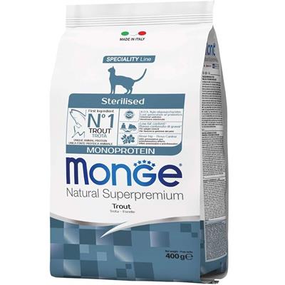 Monge Superpremium Gatto Sterilised Trota 400 g