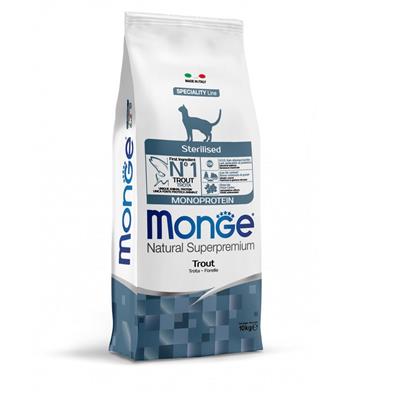 Monge Superpremium Gatto Sterilised Trota 10 kg