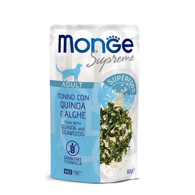 Monge Supreme Cat Buste Adult Tonno con Quinoa e Alghe 80 g