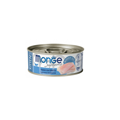 Monge Supreme Cat Kitten Tonno con Orata 80 g