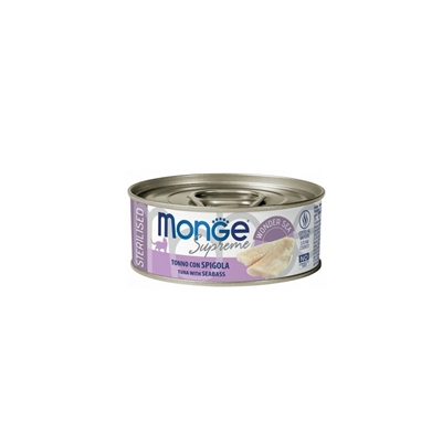 Monge Supreme Cat Sterilised Tonno con Spigola 80 g