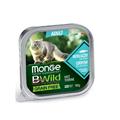 Monge BWild Cat Patè Merluzzo e Ortaggi 100 g