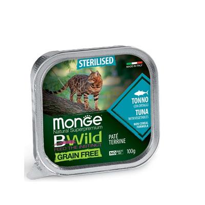 Monge BWild Cat Sterilised Patè Tonno e Ortaggi 100 g