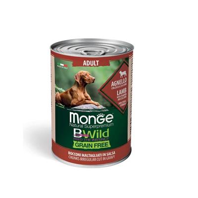Monge BWild Dog Bocconi Agnello con Zucca e Zucchine 400 g