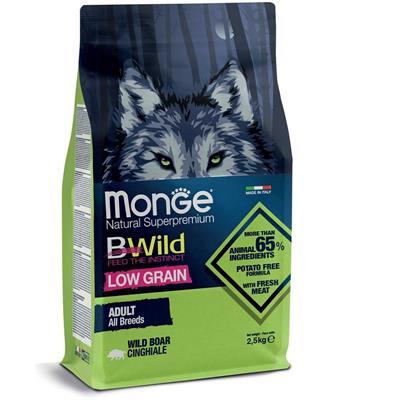 Monge BWild Low Grain Adult AllBreed Cinghiale 2,5 kg