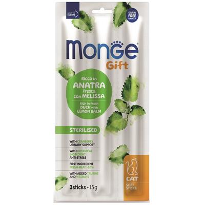 Monge Gift Soft Sticks Cat Anatra 15 g