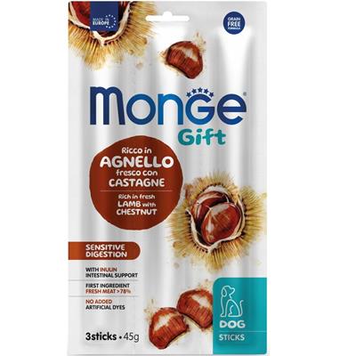 Monge Gift Sticks Dog Agnello 45 g