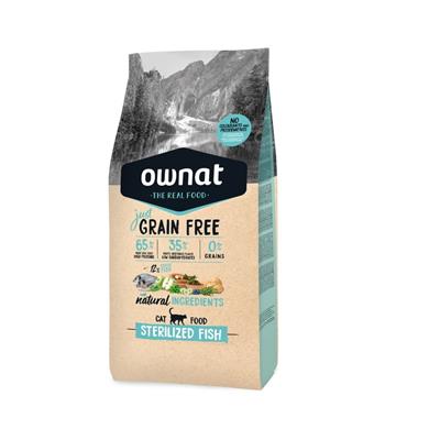 Ownat Grain Free Just Cat Sterilized Fish 3 kg