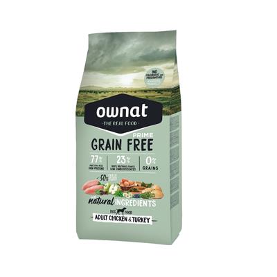 Ownat Grain Free Prime Dog Adult Chicken 12 kg