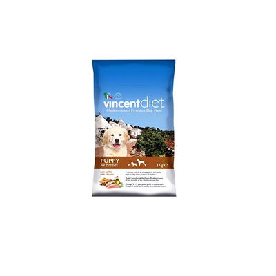 Vincent Diet Dog Puppy al Pollo 3 kg